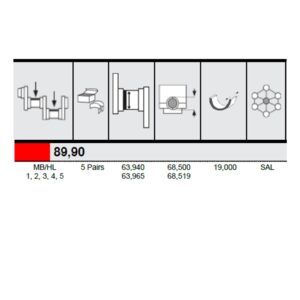 MAIN BEARING SET 5 PAIRS - Image 3