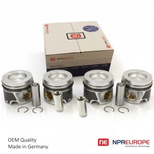 PISTONS & RINGS 4 CYLINDER SET