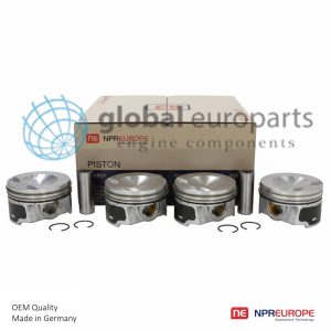 PISTONS AND RINGS 4 CYLINDER SET - Image 1