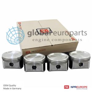 PISTONS & RINGS 4 CYLINDER SET