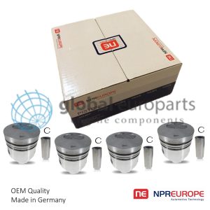PISTONS & RINGS 4 CYLINDER SET - Image 1