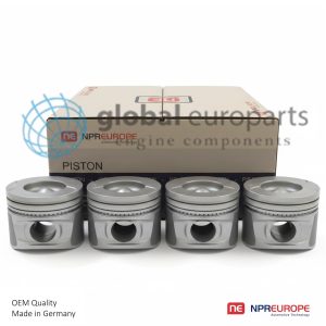 PISTONS & RINGS 4 CYLINDER SET - Image 1