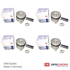 PISTONS & RINGS 4 CYLINDER SET