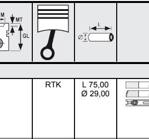 PISTONS AND RINGS 4 SET - Image 3