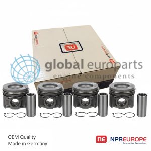 PISTONS AND RINGS 4 CYL SET