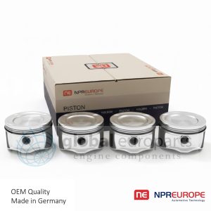 PISTONS AND RINGS 4 SET - Image 1